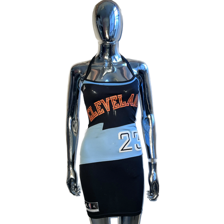 blue basketball jersey dress Custom Name Number Jersey Dress for Adults