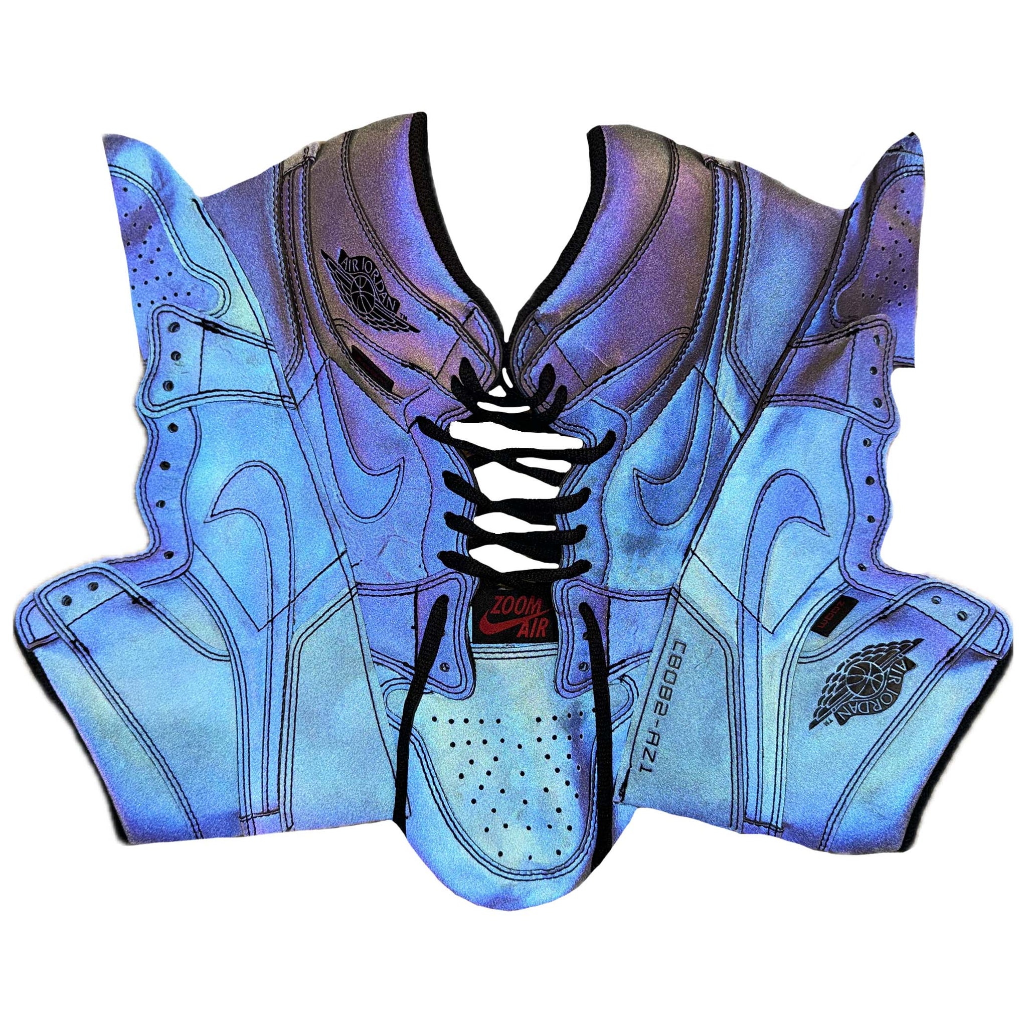 FMG X HOLOGRAPHIC ZOOM SNEAKER CORSET