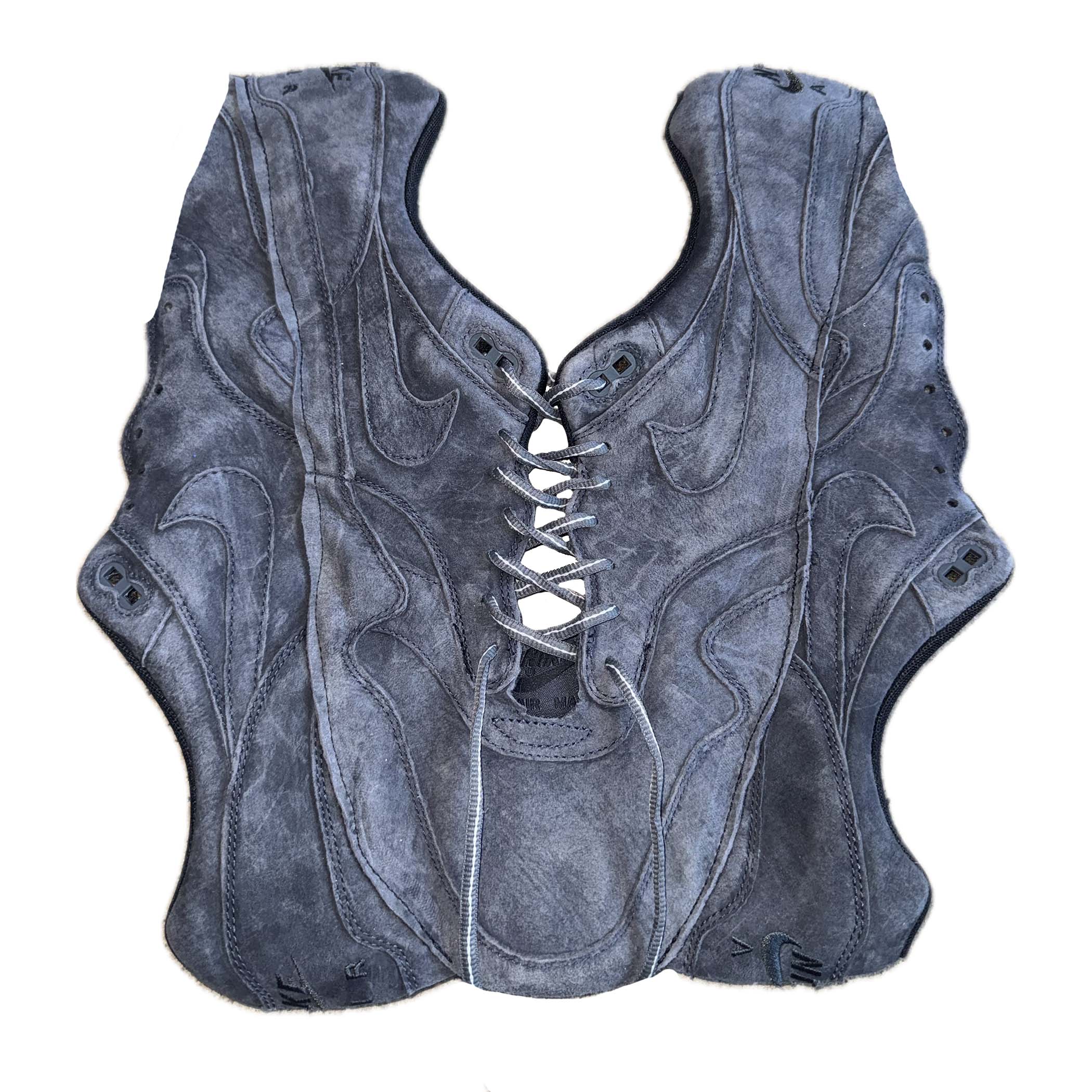 【SCULPTOR】Good Girl Bloomers Melange Gray Puff Sleeve Zip-Up Hoodie Melange Gray – Sculptor