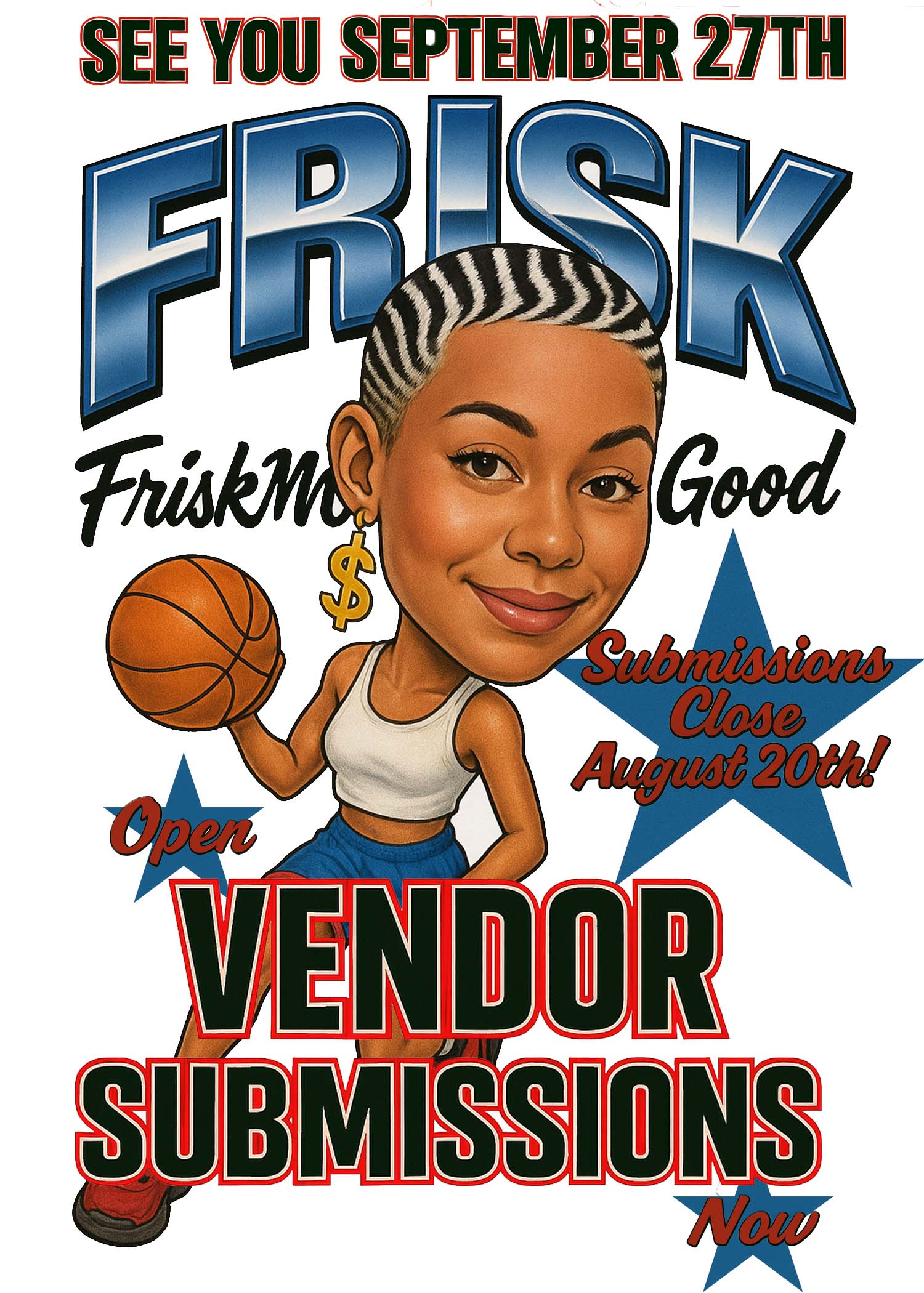 FRISKMEGOOD ALL-STAR FASHION SHOW VENDOR SLOT (PLEASE READ DESCRIPTION)