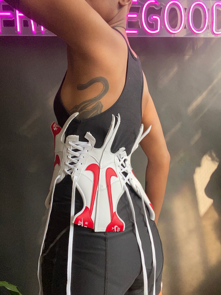 FRISKMEGOOD AF-1 CRIMSON SNEAKER CORSET