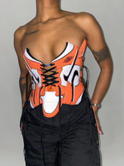 FRISKMEGOOD AJ-1 ORANGE CRUSH SNEAKER CORSET