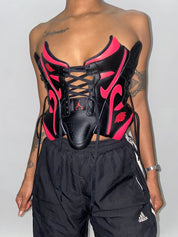 FRISKMEGOOD AJ-1 SIREN RED SNEAKER TOP