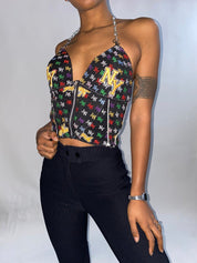 UPCYCLE NEWYORKER BUSTIER