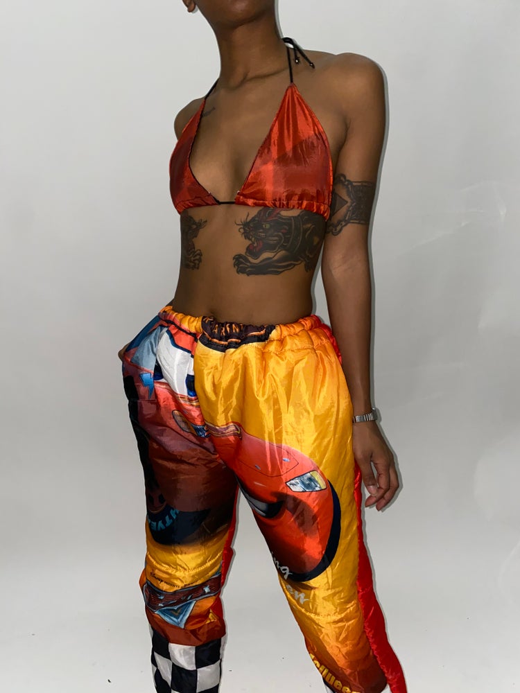 FRISKMEGOOD LIGHTENING MCQUEEN PUFFER SET