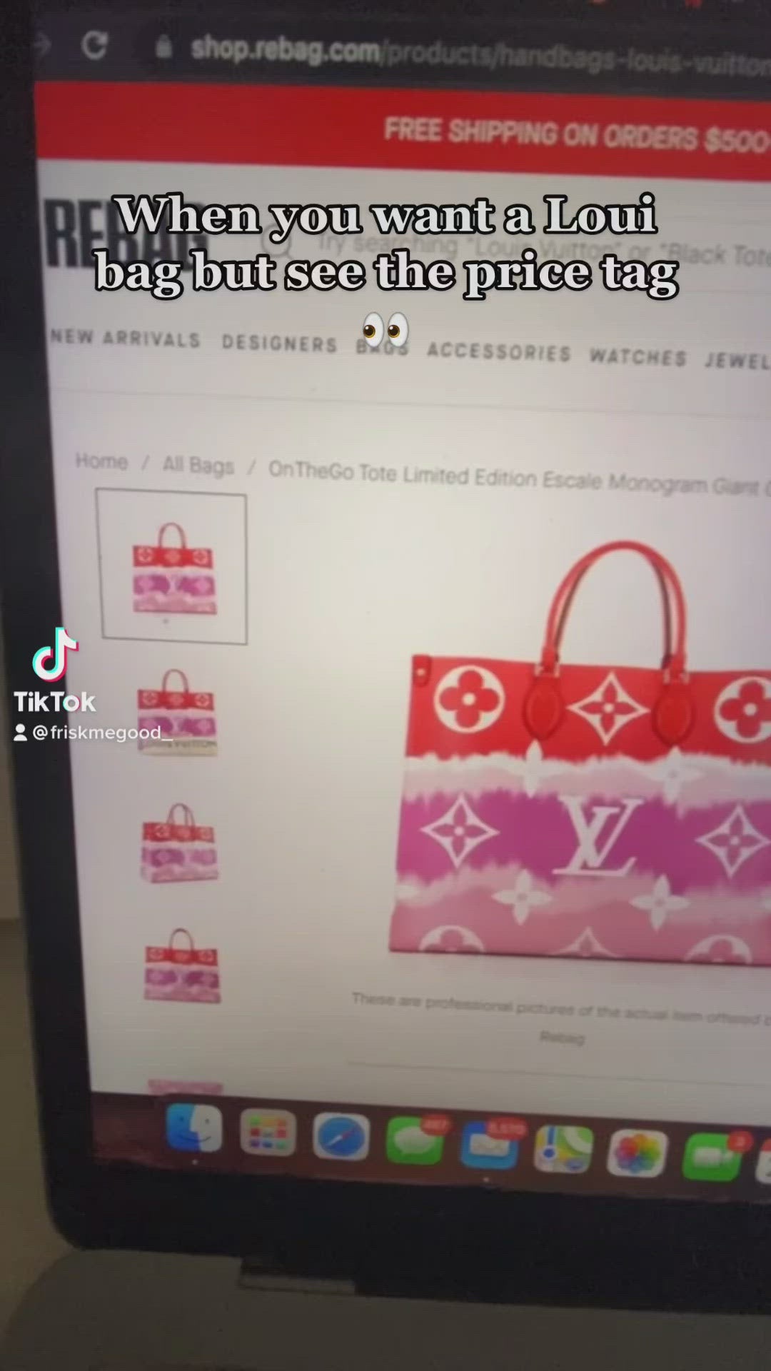 FRISKY x LOUIS TOTE BAG