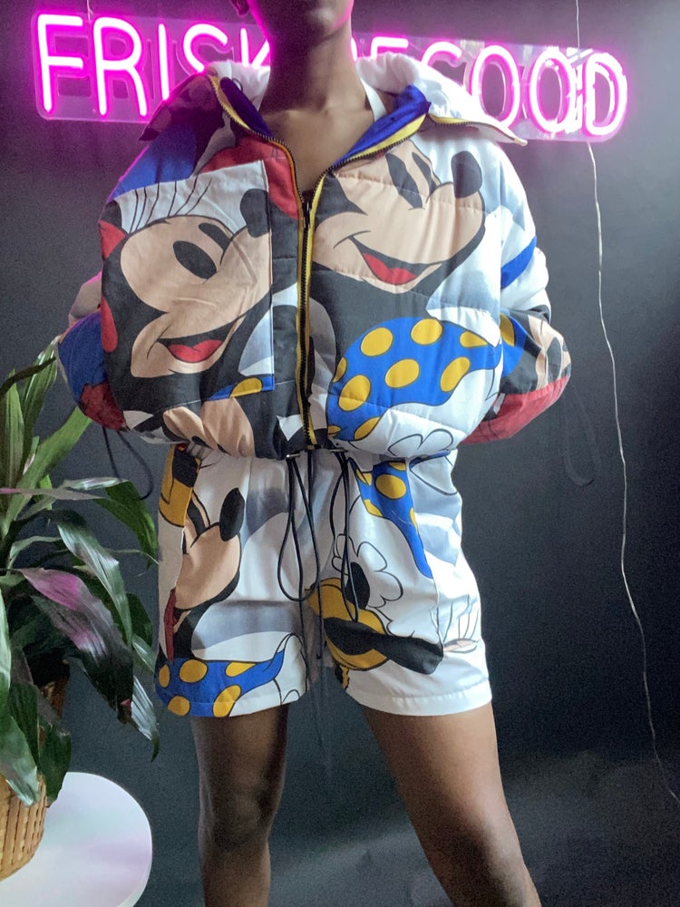 FRISKMEGOOD HEY MICKEY PUFFER SET