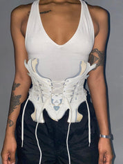 FRISKMEGOOD THREE STRIPE RETRO SNEAKER CORSET