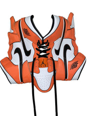 FRISKMEGOOD AJ-1 TURF ORANGE SNEAKER CORSET
