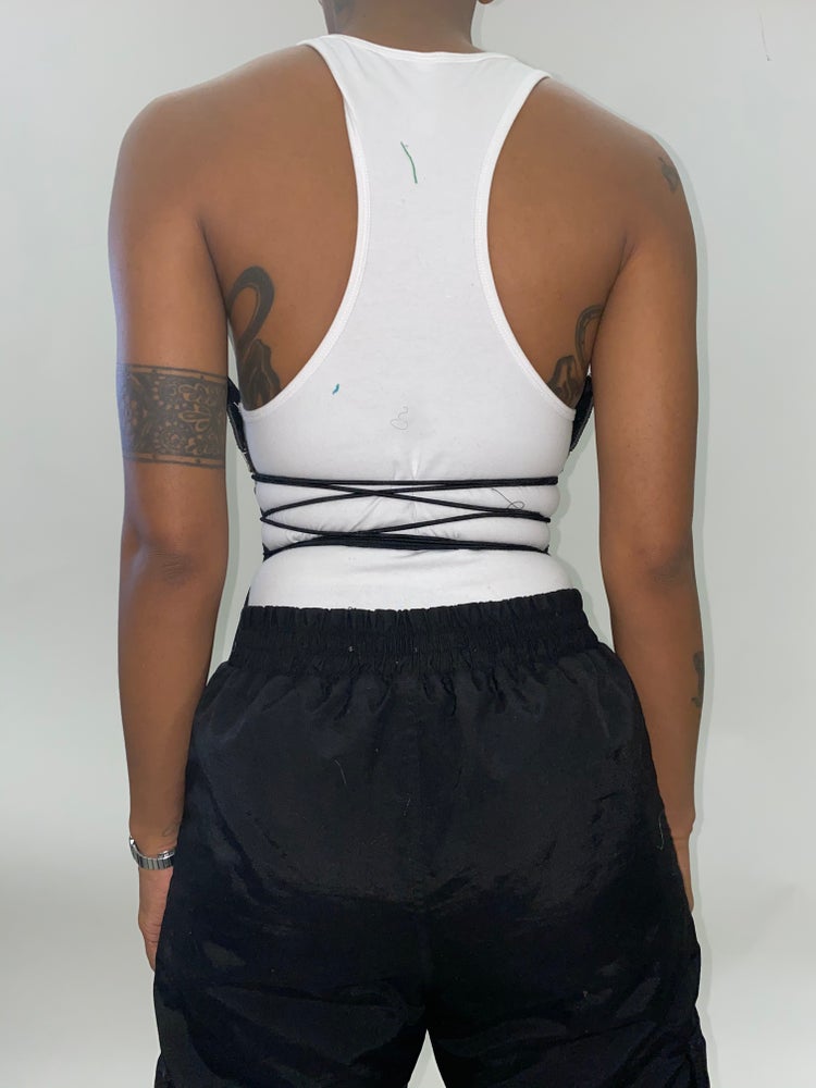 FRISKMEGOOD HOLOGRAM SNEAKER CORSET