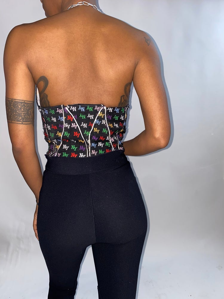 UPCYCLE NEWYORKER BUSTIER