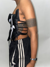 FRISKMEGOOD AJ-1 BLACK + WHITE SNEAKER TOP