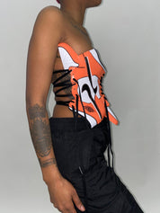 FRISKMEGOOD AJ-1 ORANGE CRUSH SNEAKER CORSET