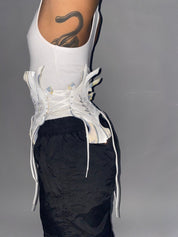 FRISKMEGOOD THREE STRIPE RETRO SNEAKER CORSET