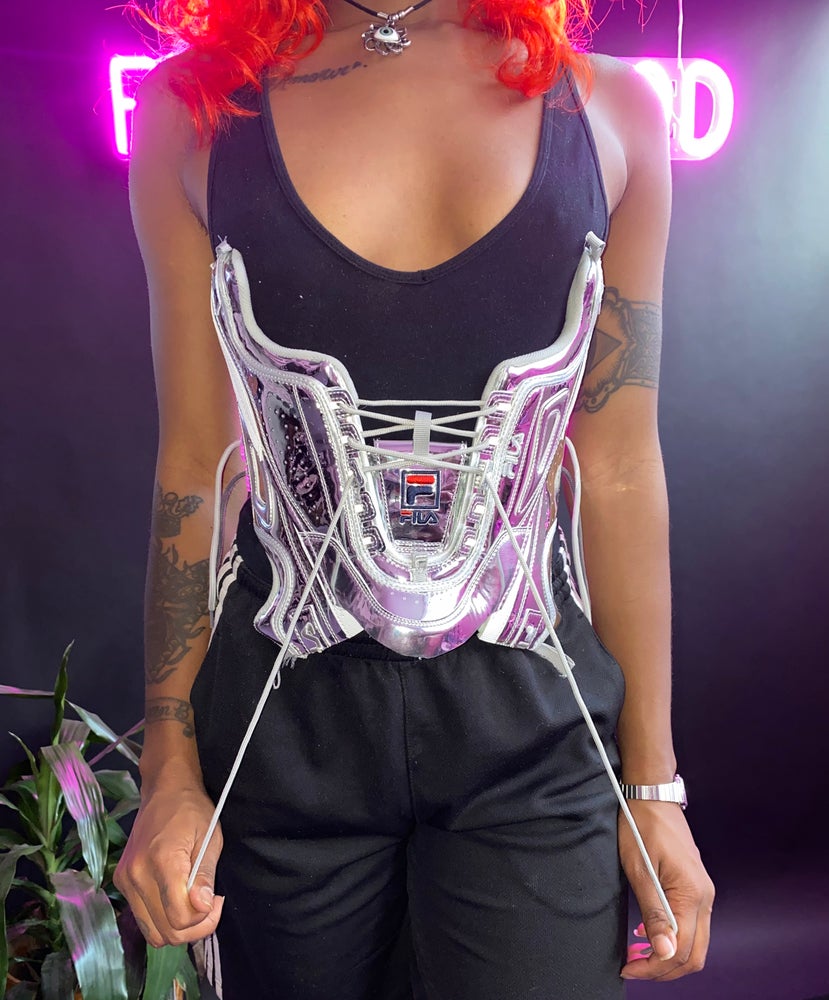 FRISKMEGOOD CHROME SNEAKER CORSET display picture 1
