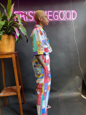 FRISKMEGOOD UPCYCLED HEY MICKEY JUMPSUIT