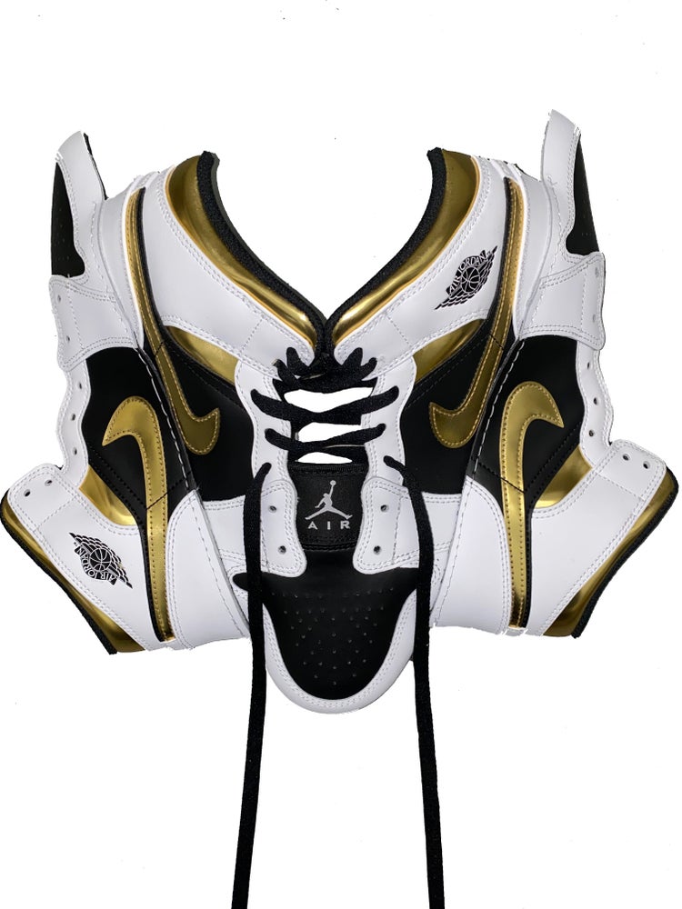 FRISKMEGOOD AJ-1 TRI-COLOR GOLD SNEAKER TOP