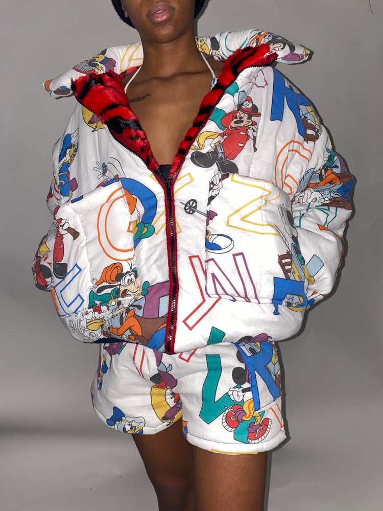 FRISKMEGOOD HEY MICKEY CLUBHOUSE PUFFER SET