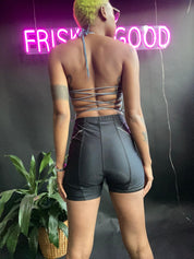 FRISKMEGOOD BABY BLUE CHUCKS CORSET TOP