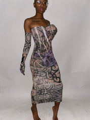 CELESTIAL ROSE DRESS