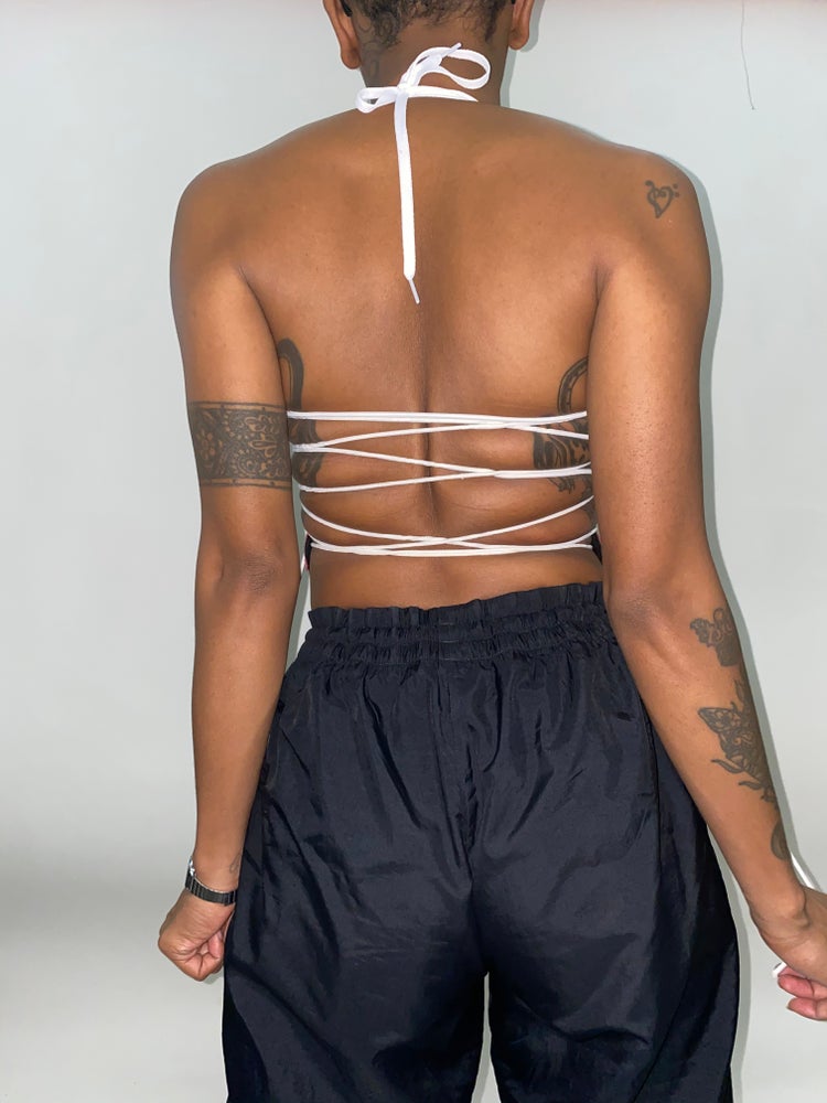 FRISKMEGOOD OFF THE WALL CORSET TOP