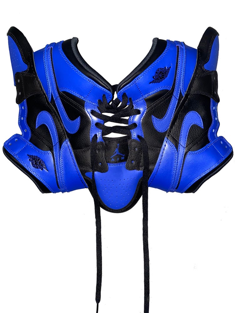 FRISKMEGOOD AJ-1 SIGNAL BLUE SNEAKER TOP