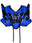 FRISKMEGOOD AJ-1 SIGNAL BLUE SNEAKER TOP