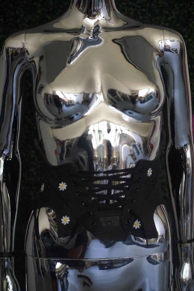 FRISKMEGOOD FLOWER POWER X CHUCKS SNEAKER CORSET