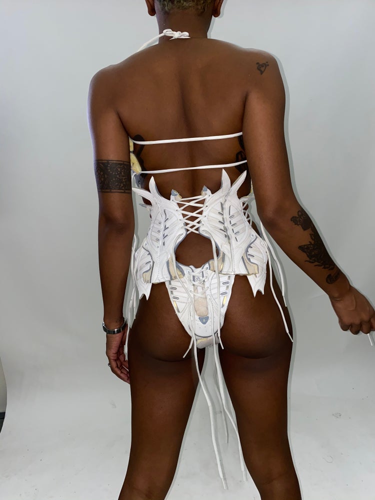 FRISKMEGOOD THREE STRIPE TRAINER BODYSUIT