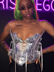 FRISKMEGOOD AF-1 CHROME HOME SNEAKER CORSET