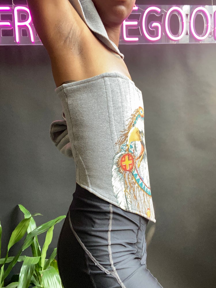 NATIVE EAGLE CORSET TOP