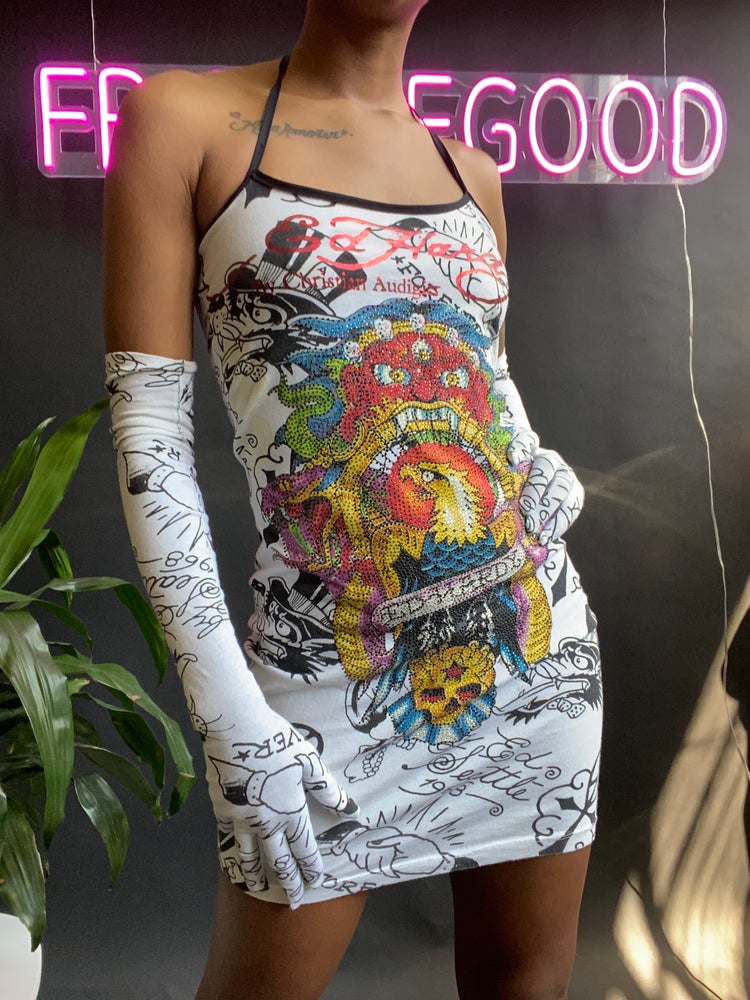 FRISKMEGOOD UPCYCLED ED HOTTIE DRESS