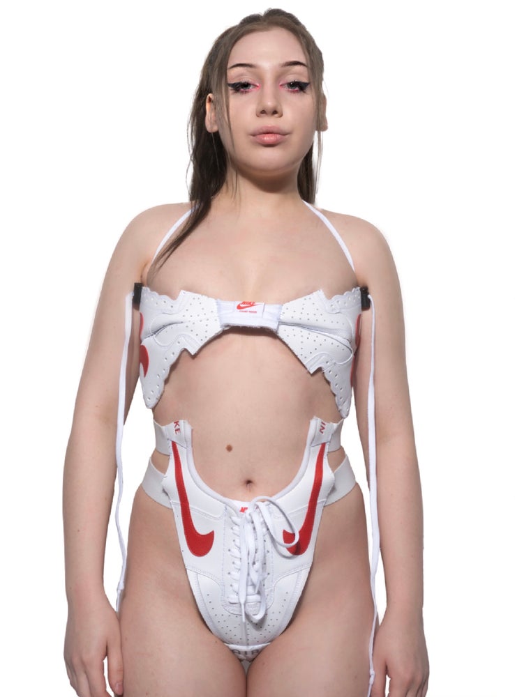 FRISKMEGOOD COURT VISION TWO BIKINI [RED + WHITE]