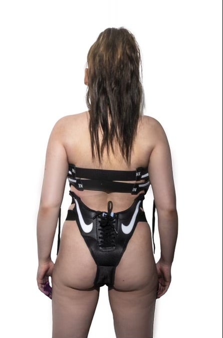 FRISKMEGOOD COURT VISION BIKINI [BLACK + WHITE]