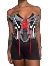 AJ-1 X FMG BLVCK ELEPHANT SNEAKER CORSET