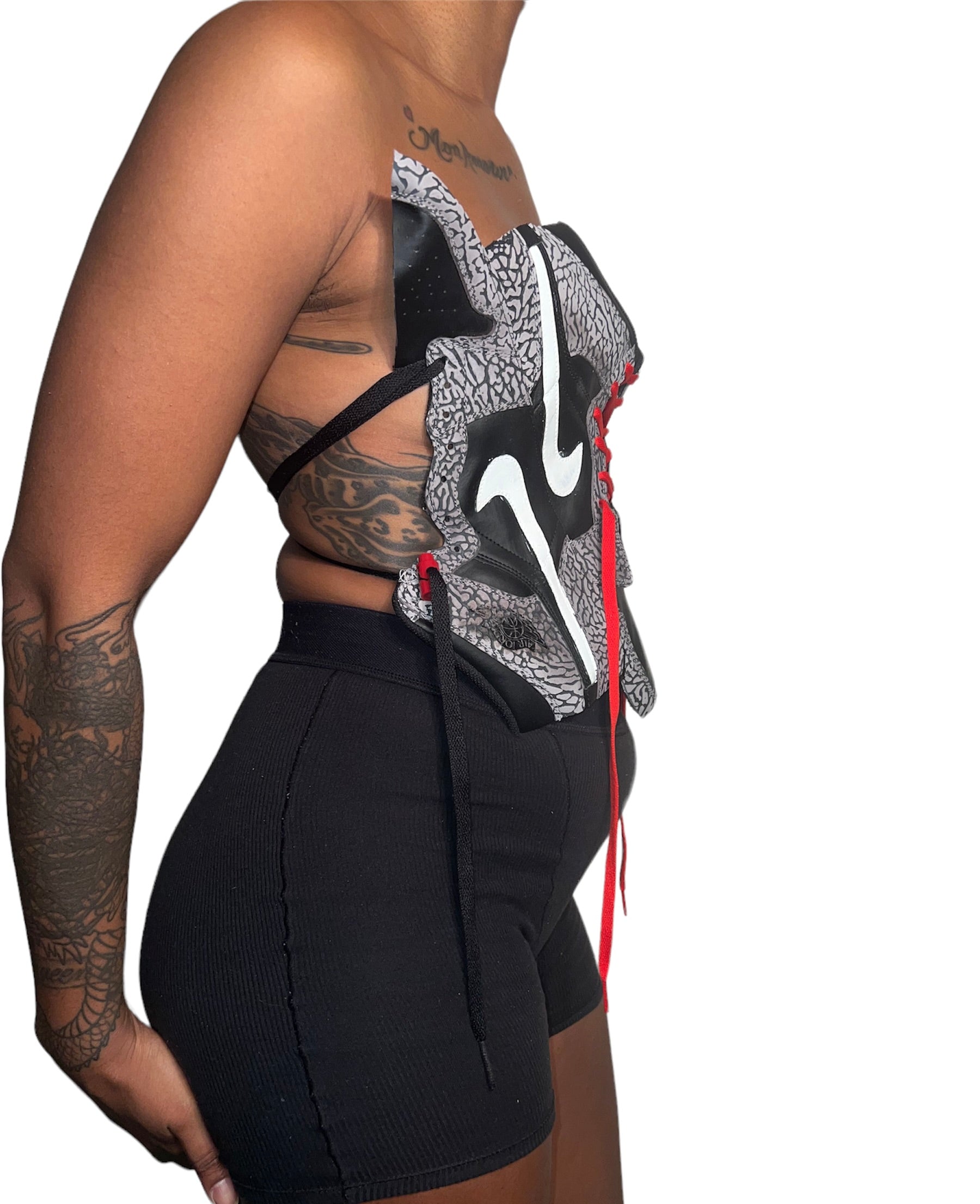 AJ-1 X FMG BLVCK ELEPHANT SNEAKER CORSET