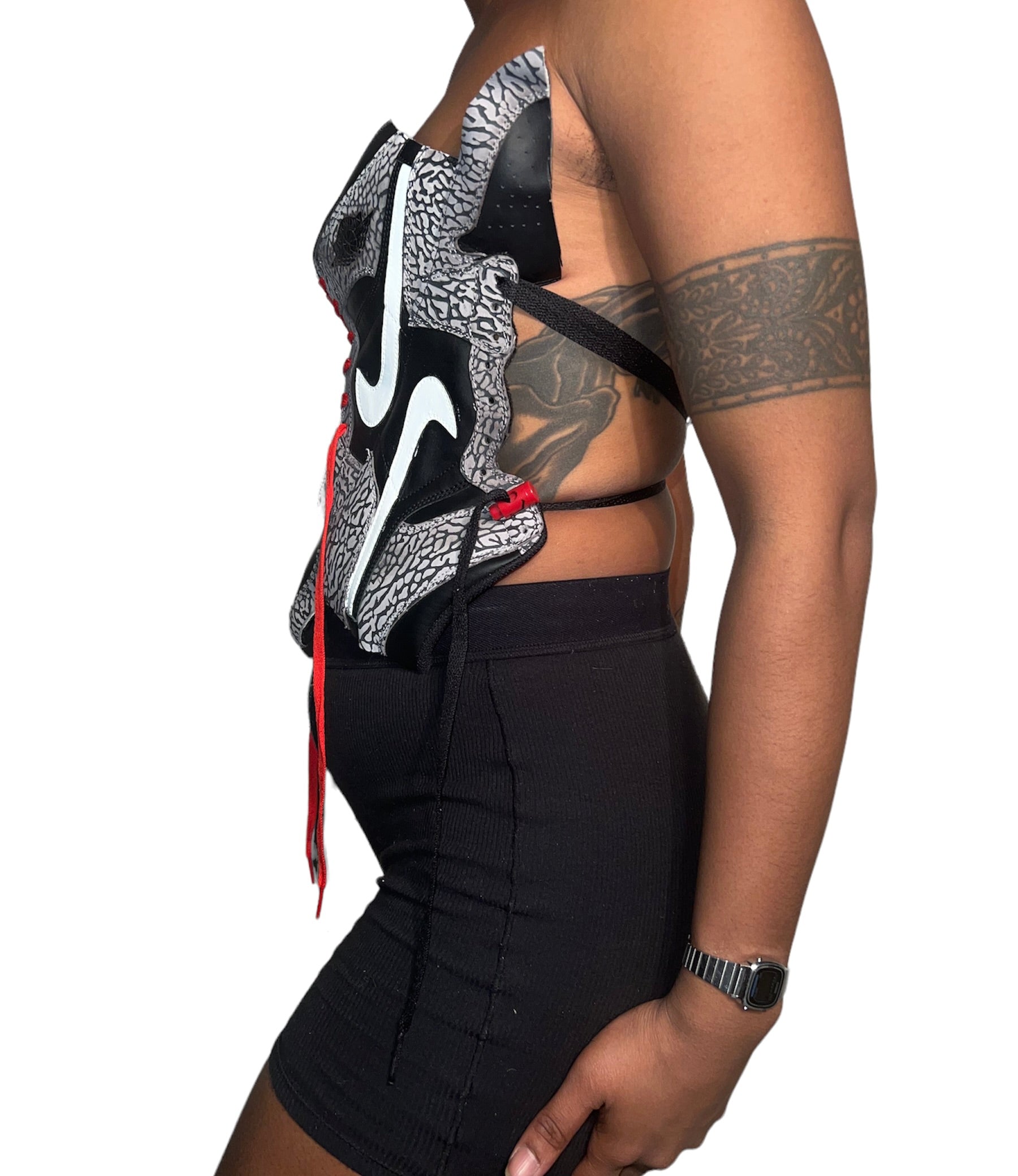 AJ-1 X FMG BLVCK ELEPHANT SNEAKER CORSET