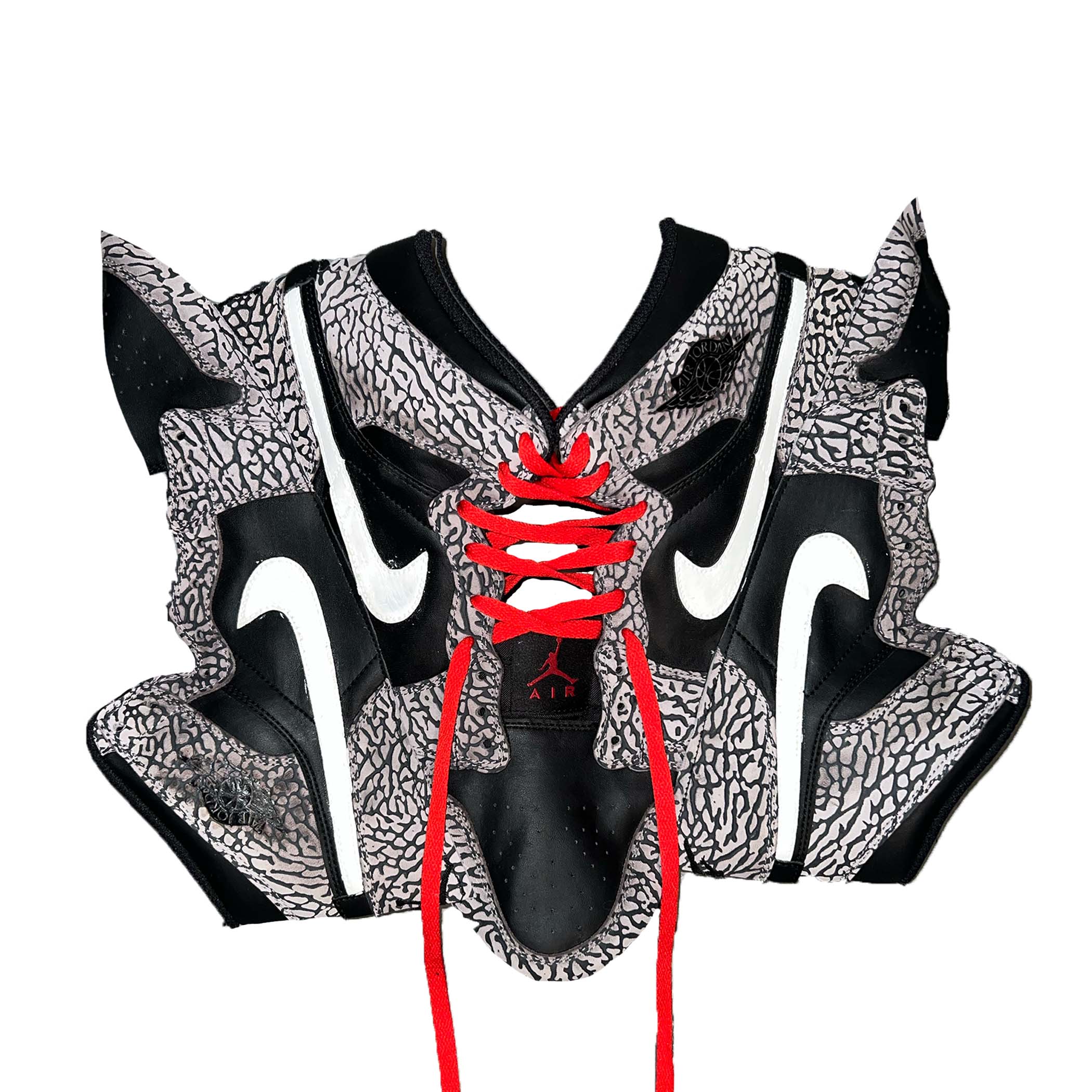 AJ-1 X FMG BLVCK ELEPHANT SNEAKER CORSET