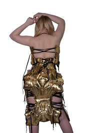 PATRICK EWING SNEAKER DRESS [GOLD]