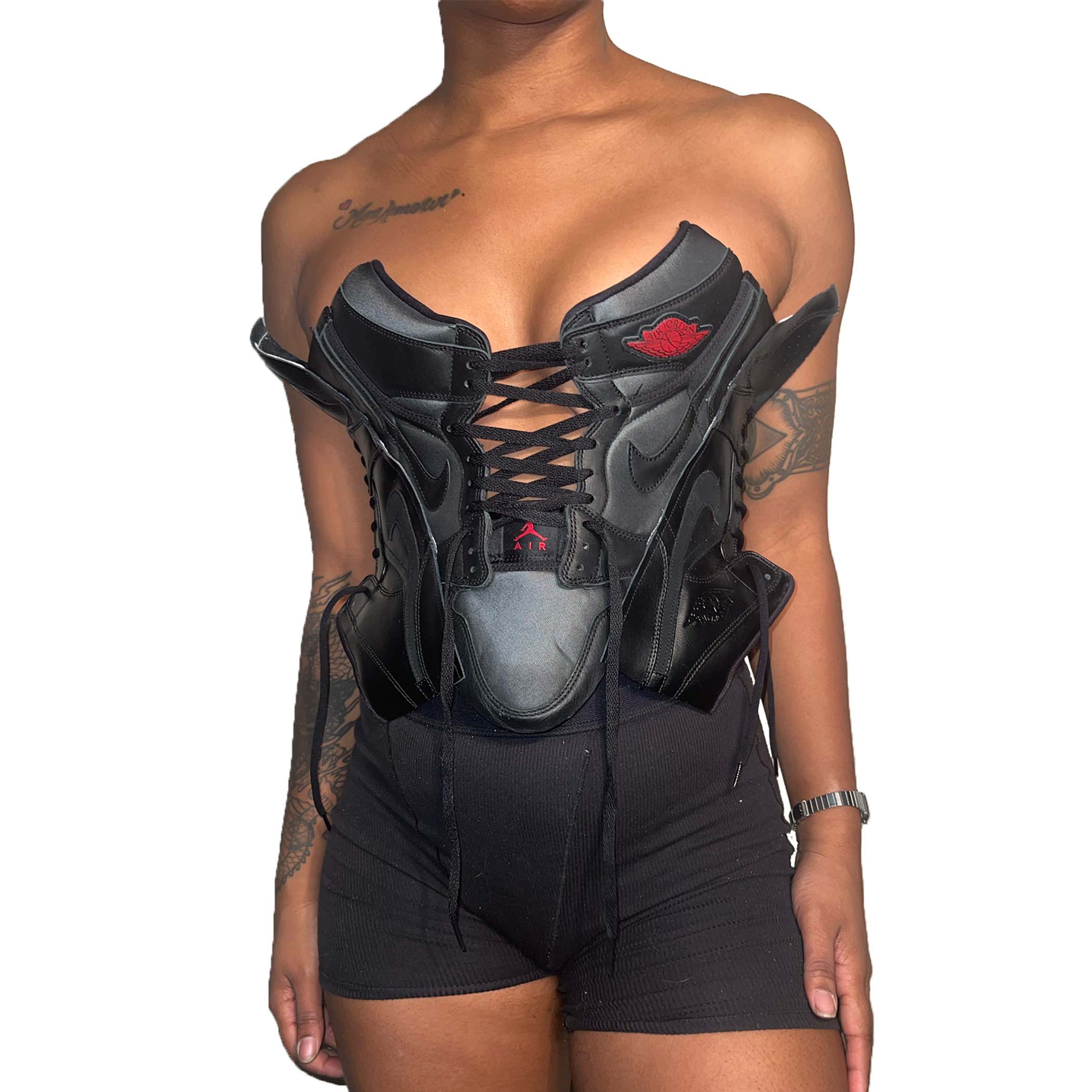 AJ-1 x FMG RED MIDNIGHT SNEAKER CORSET