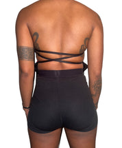 AJ-1 x FMG ROYAL BLVCK TOE SNEAKER CORSET