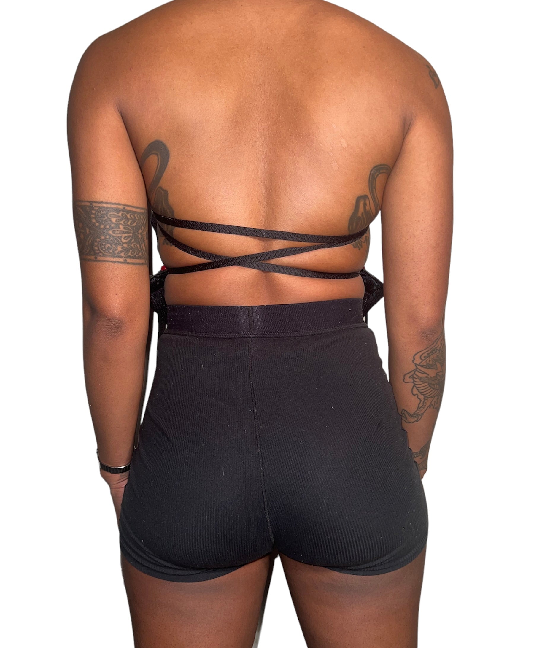 AJ-1 x FMG ROYAL BLVCK TOE SNEAKER CORSET