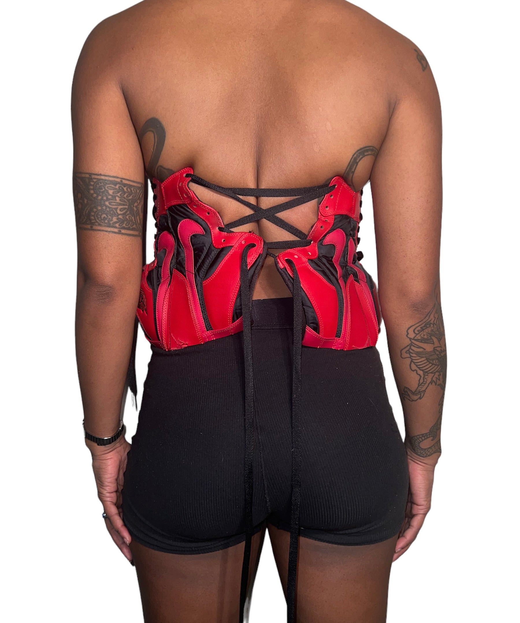 AJ-1 x FMG SIREN RED SNEAKER CORSET