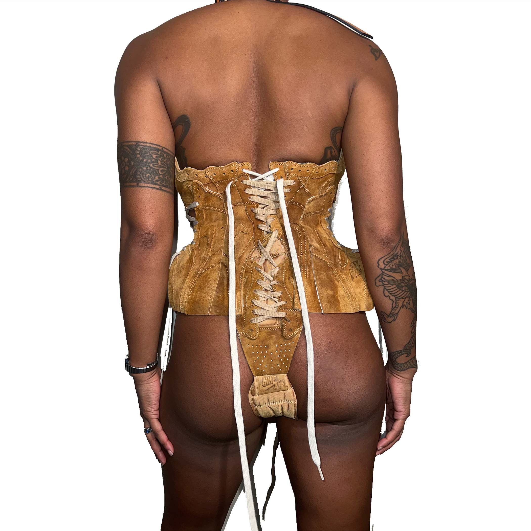 AJ1 x FMG TEDDY BEAR SNEAKER BODYSUIT