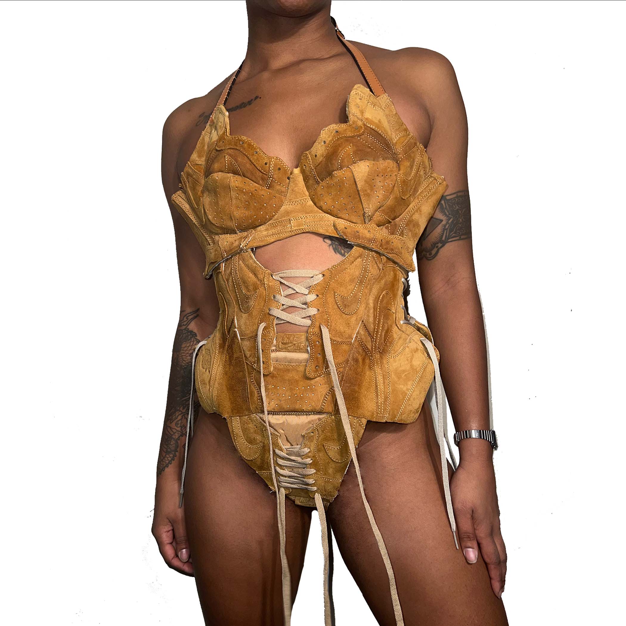 AJ1 x FMG TEDDY BEAR SNEAKER BODYSUIT