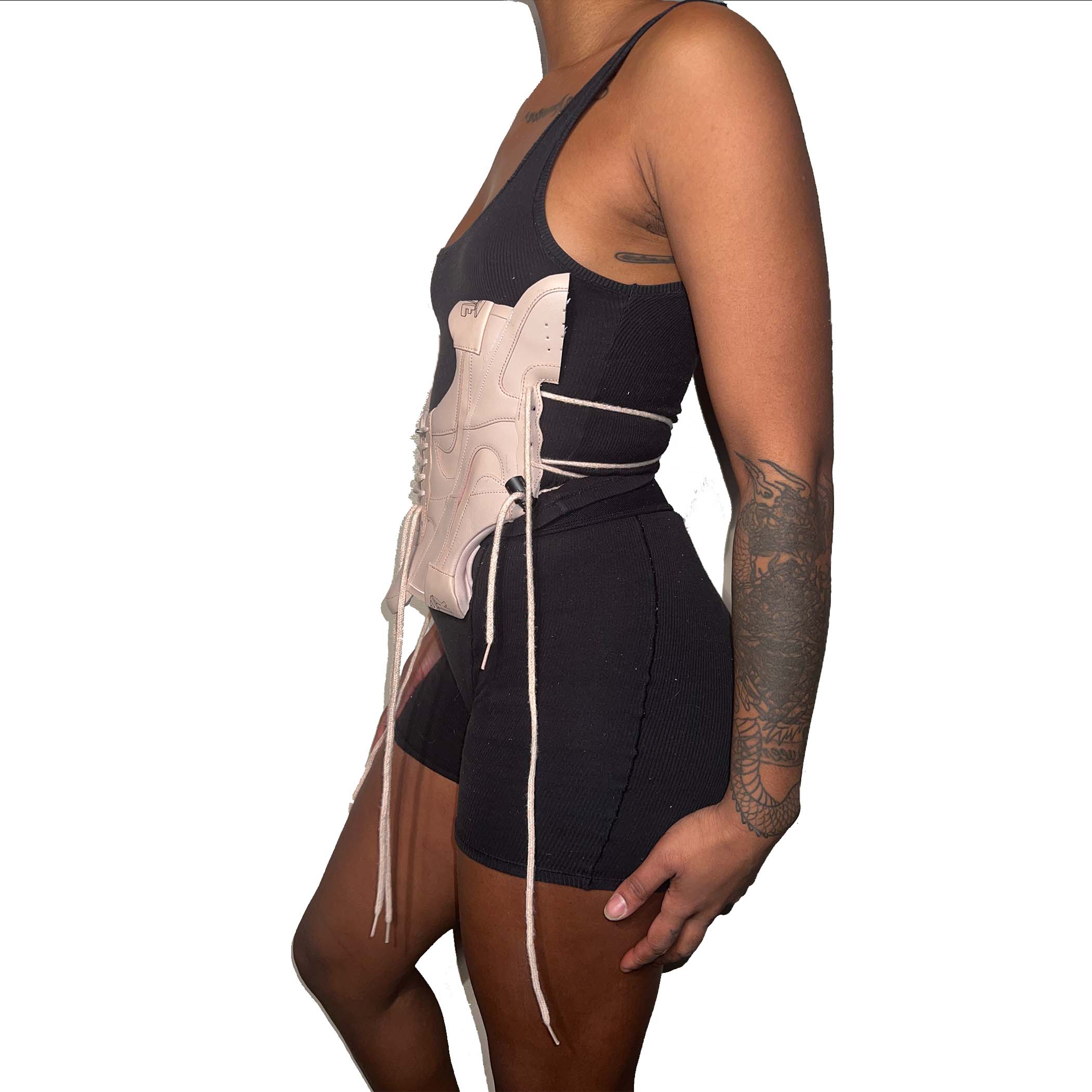 AF-1 x FMG PALE PINK SNEAKER CORSET