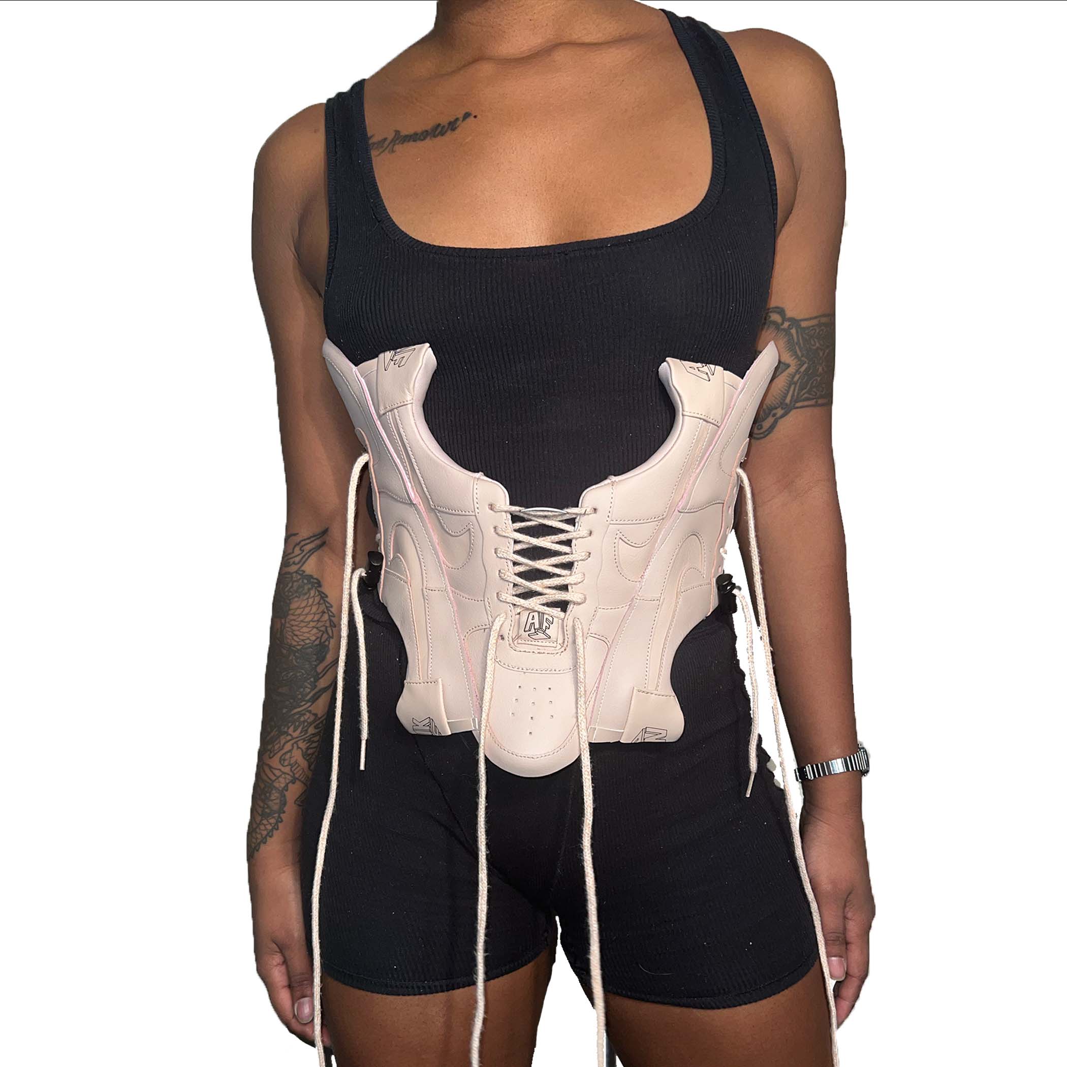 AF-1 x FMG PALE PINK SNEAKER CORSET