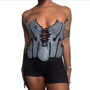 AJ-1 x FMG ROYAL SMOKEY GREY SNEAKER CORSET