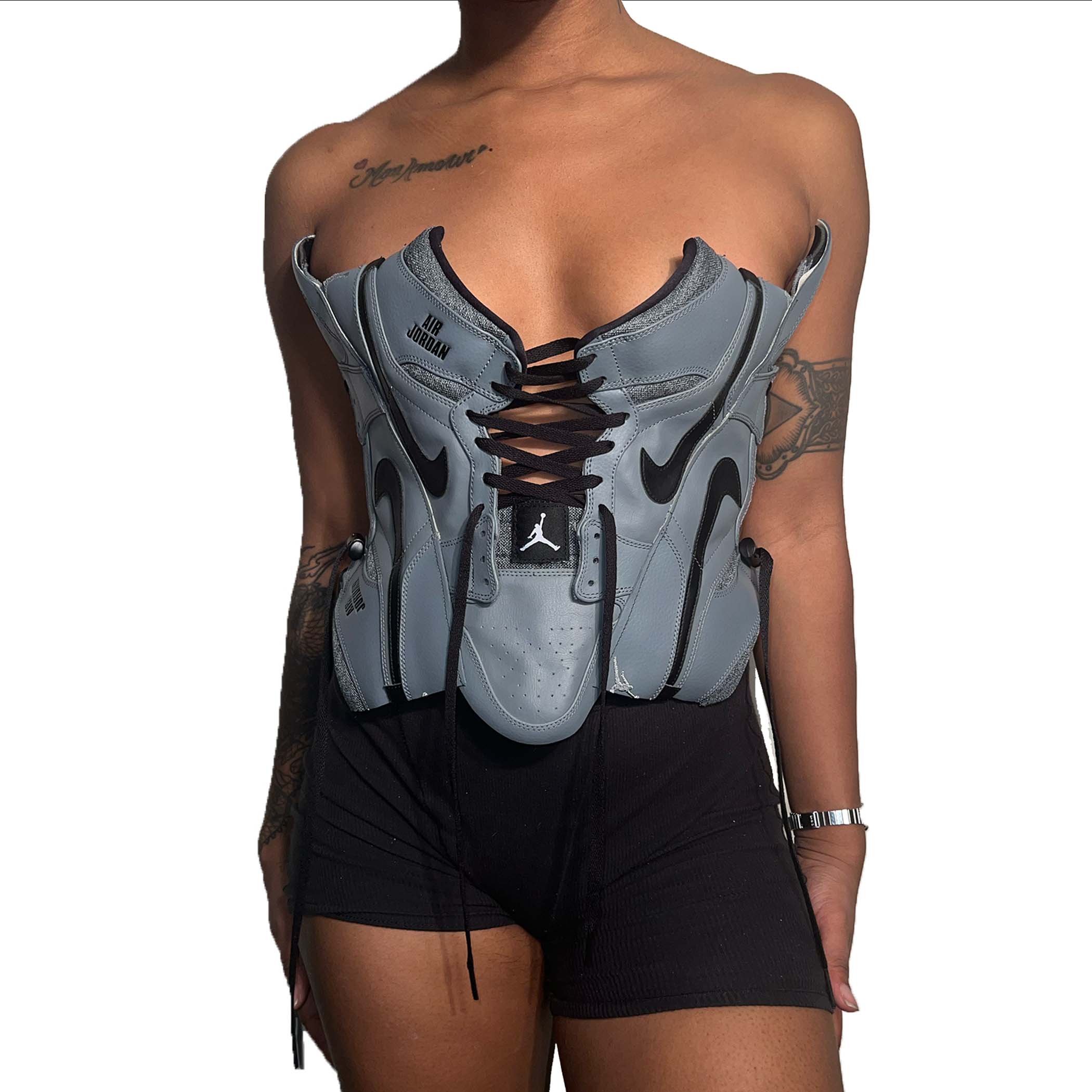 AJ-1 x FMG ROYAL SMOKEY GREY SNEAKER CORSET