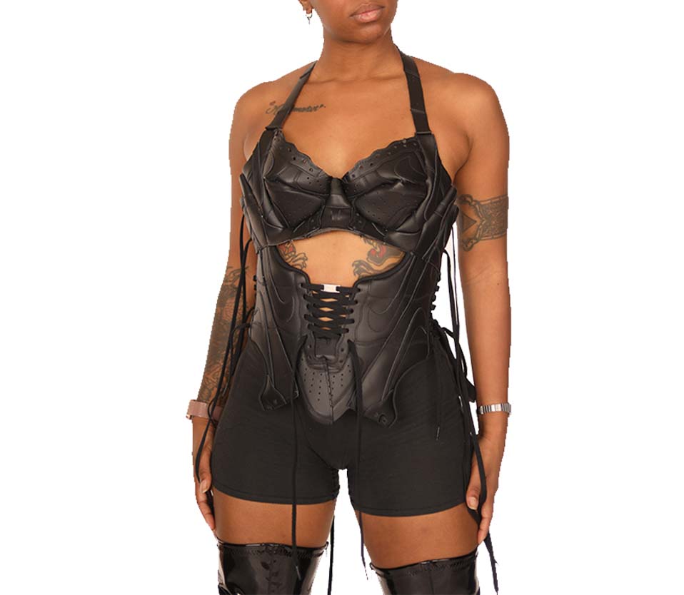 FMG X AF1 BUSTIER TOP